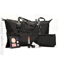 lancome makeup by lancome black handbag with cosmetic case more detail click!