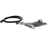 Carte contrôleur PCI 2 ports USB 2.0 / 3 ports FireWire FPUV03