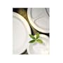 Chinet 82239 Popular Choice 9" Lightweight 3 Compartment White Plastic Plates (82239CHNT) Category: Plastic Plates