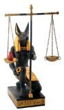 Black and Gold Anubis Scales of Justice