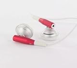 Sound-Squared JAS-100 earphones earbuds for ipod or MP3 MP4 (Red)