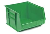 Premium Stacking Bin 16-1/2 X 18 X 11 Green. Package of 3