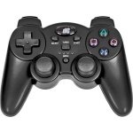 New Dreamgear Radium Wireless Controller Ps3 Black Features Turbo Function Ergonomic Design Comfort