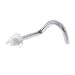 Clear Marble Cone Nose Ring