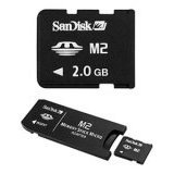 SanDisk 2 GB Memory Stick Micro (M2) w/ Adapter (SDMSM2-2048, Bulk Packaging)