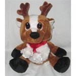 Ganz New Heart Tuggers Reindeer For Christmas - 10 Inches