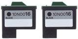 Take4Less 2-pack BLACK LEXMARK 16 10N0016 Remanufactured Ink cartridges for Lexmark Z13 Z23 Z33 Z35 Z25 Z605 Z601 Z602 Z603 Z25 Z513 Z515 Z612 Z613 Z614 Z615 X75 X1150 1140 X1130 X1110 X1155 X1170 X1180 X1185 X2230 X2240 X2250 I3