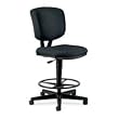 Volt Series Adjustable Task Stool, 27w x 29-1/2d x 49-7/8h, Black
