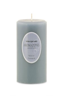 Vetiver & Chamomile by Aromazone for Unisex - 3 x 4 Inch Pillar
