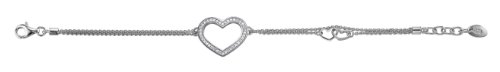 Esprit Damen-Armband Love 4Ever 925 Sterling Silber 16 + 2 cm ESBR91151A160 Preisvergleich