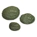 Stoneware bowls, 'Banana Garden,' (set of 3)