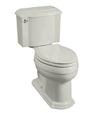 Devonshire Comfort Height Two Piece Elongated Toilet Finish: Ice Grey