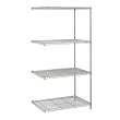 Safco 36"x24" Industrial Add-On Unit in Gray