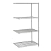 Safco 36"x24" Industrial Add-On Unit in Gray