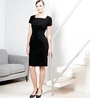 Petite Square Neck Panelled Dress Petite Square Neck Panelled Dress