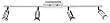 Wofi Deckenbalken, 4-flammig, L�nge 81 cm, Tiefe 17 cm, chrom 763404010000