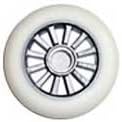 YAK Scooter Wheel White-Silver 100mm