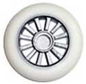 YAK Scooter Wheel White-Silver 100mm