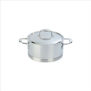 Demeyere Atlantis - 4.2 Qt Stainless Steel Casserole/Saucepot with Lid