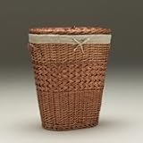 Redmon 4412 Large Oval Light Brown Hamper w/liner