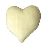 Tadpoles Classics Gingham Yellow - Heart Shape Throw Pillow