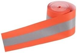 Clothing Tape, Orange/Silver, 2 In