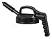 Mini Spout Lid,w/0.27 In Outlet,black - OIL SAFE