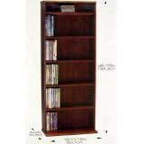 CARINA CD DVD MEDIA ORGANIZER SOLID WOOD STORAGE TOWER