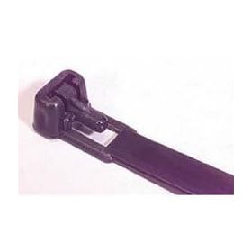 Cable Ties 7-1/2" Black Releasable 100 Pcs.