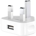 (B) For Apple 'MB706B/A' USB Power Adapter For Apple iPad, iPad 2, iPad 3, iPhone and iPod, iPhone 3G, 3GS, iPhone 4, iPhone 4S, iPhone 4GS, Nano, Touch, Classic All Generations Exclusive to iBox