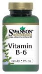 Отзывы Vitamin B-6 (Pyridoxine) 100 mg 250 Caps by Swanson Premium