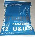 Package of 12 Replacement Panasonic U/U3/U6 Bags