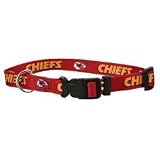 Kansas City Chiefs - NFL Dog Lead MEDIUM COLLAR - Kansas City Chiefs - NFL Dog Collars