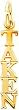 10K Yellow Gold Taken Charm