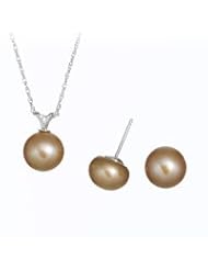 Cultured Freshwater Pearl Stud Box Set in Sterling Silver