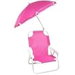 Redmon Baby Beach Chair and Matching Umbrella, Hot Pink