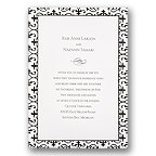 Dramatically Fashionable Invitation