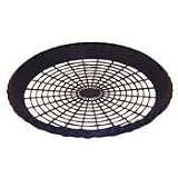 Maryland Plastics 06-0976 9-Inch Black Plastic Plate Holder