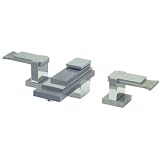 Andre Collection 7101 Almond Bathroom Sink Faucets 8 Lever Handle Widespread Faucet
