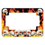 Skull Motorcycle License Plate Frame
