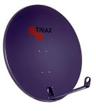 Triax TDA 88 H-1 SAT-Spiegel 88 cm Aluminium anthrazit