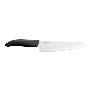 Kyocera FK-180 WH Revolution Series 7-Inch Professional Chef's Knife, White Blade by Kyocera