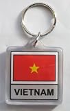 Vietnam - Country Lucite Key Rings
