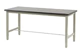 60L X 30W Production Bench - Phenolic Safety Edge-Tan