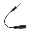 Stereo Audio Adaptor for Apple iPhone - Switch any Music Phone Stereo Handsfree with 2.5mm 3 ring Plug to Apple iPhone Stereo Handsfree