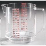 Arrow Plastics 029 CLR 2-Cup Measuring Cup - Case of 6 by Arrow Plastic