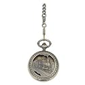 Pocket Watch Casey Jones Railroad - Locomotive Train Conductor's Pocket Watch with 14" Clip on Chain