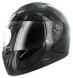 HCI Helmets - HCI Full Face Helmet DOT 75 Black Image HCI Helmets - HCI Full Face Helmet DOT 75 Black
