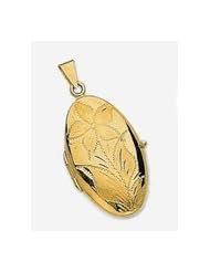 45mm X 20mm 14k Fancy Oval Locket