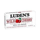 Ludens Great Tasting Throat Drops with Wild Cherry Flavor - 14 Drops / Box, 20/Case